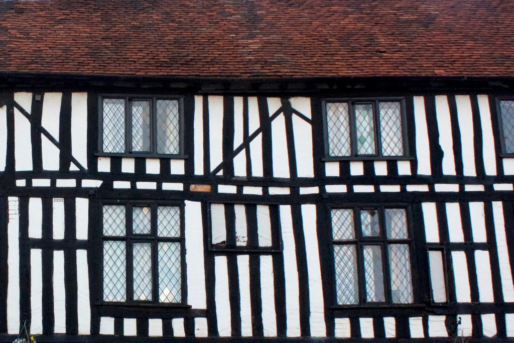 Architecture details in Stratford-upon-Avon England