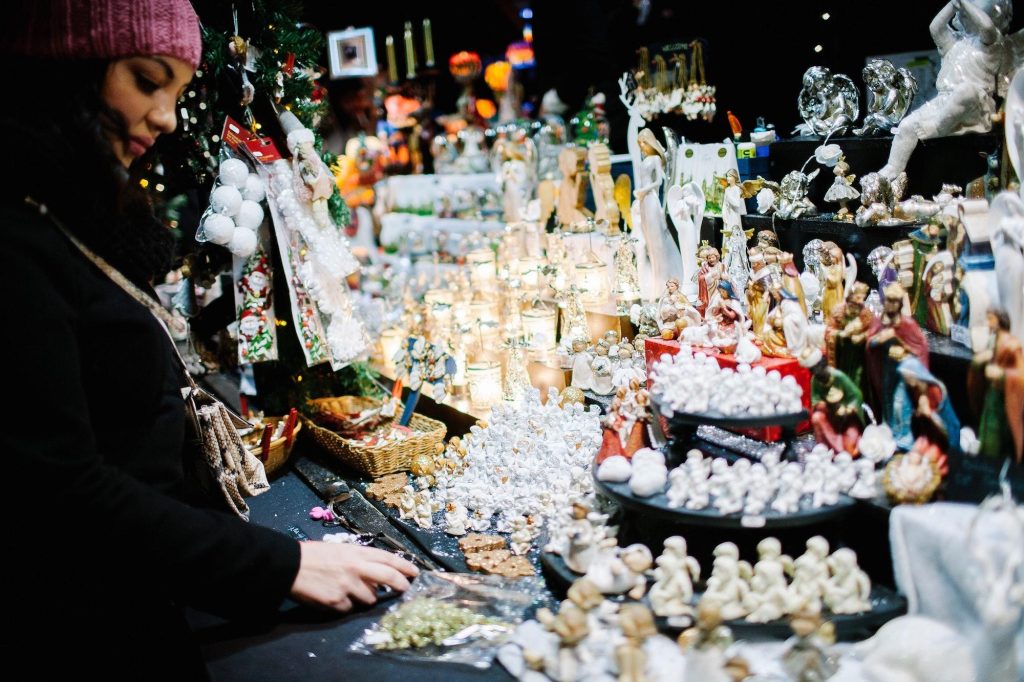 Christmas market Lyon France place Carnot