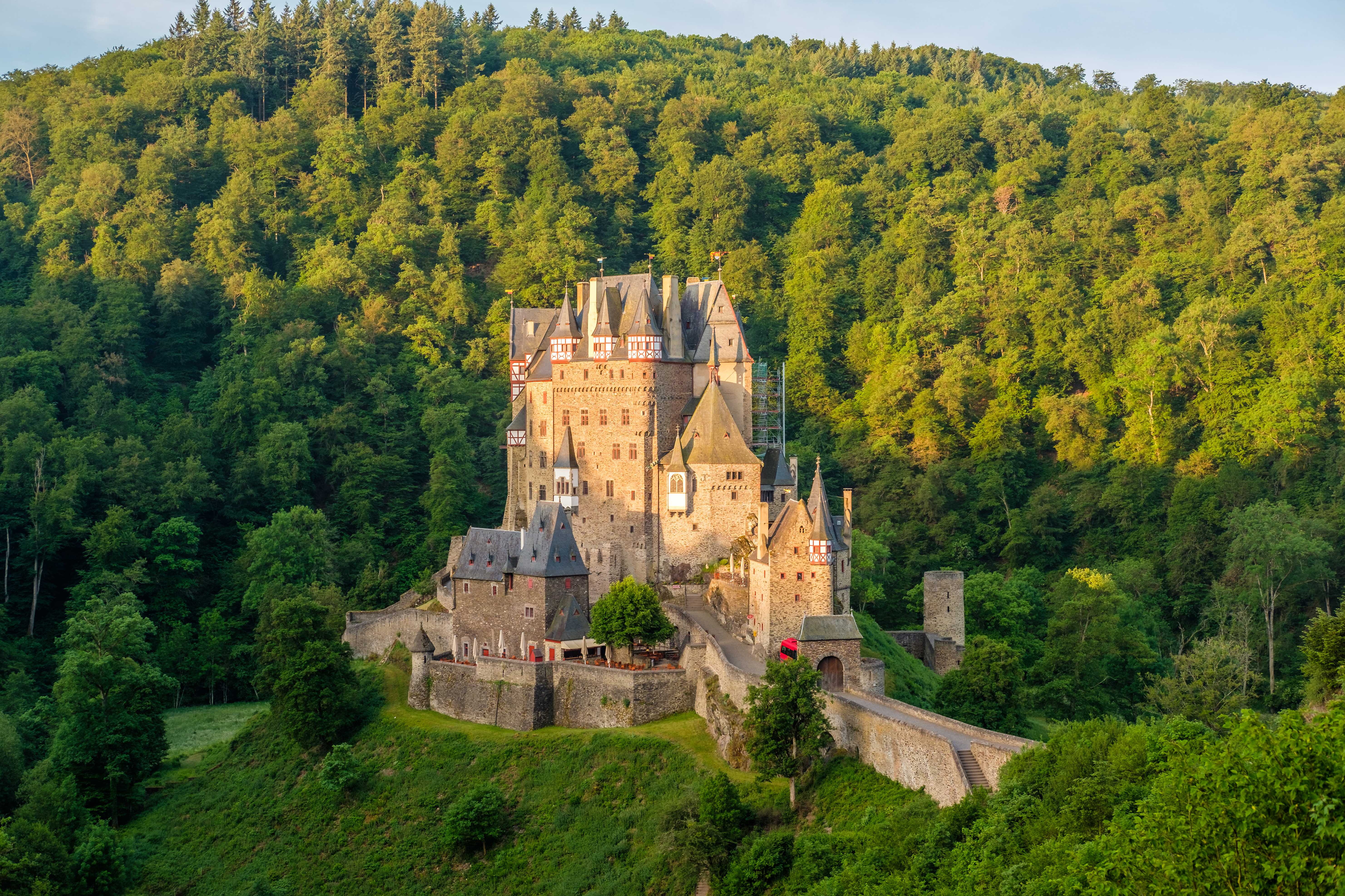 Burg Eltz castle in Rhineland-Palatinate, Germany.