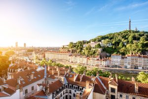 Lyon city in France