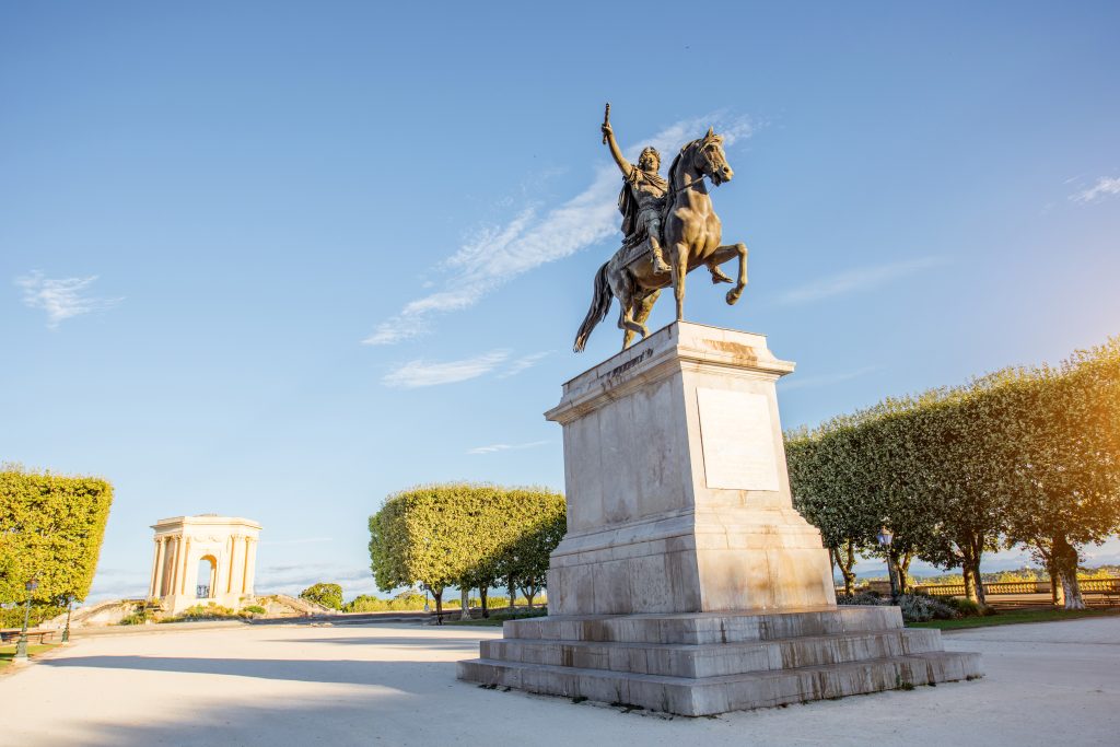 Montpellier city in France